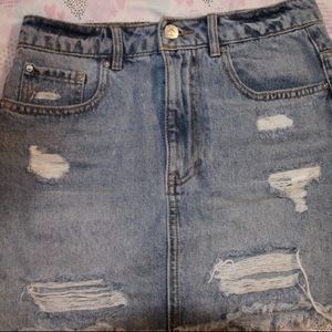 Denim skirt